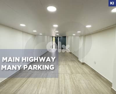 Main highway , Many parking, Jounieh /جونية  REF#KI132909