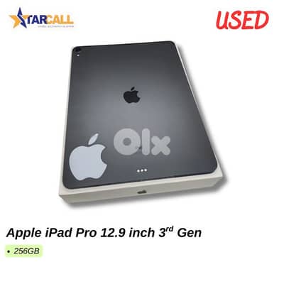 Used Apple iPad Pro 12.9 inch 3rd Gen
