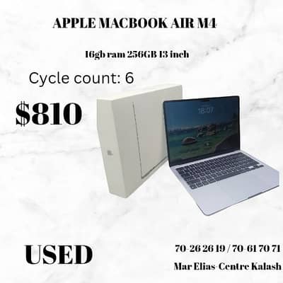 apple MacBook air m4 chip used