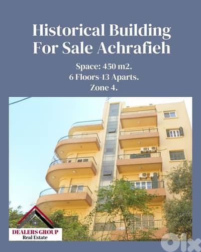 Historical Building for sale in Achrafieh