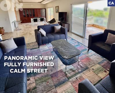 Fully Furnished ,Panoramic View ,Calm Street, Adma /أدما  REF#CA132926