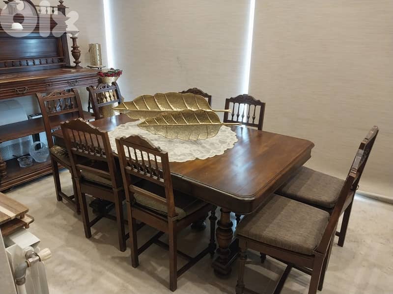 French vintage dining table 1