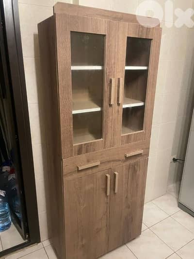 خزائن مطبخ درفتين جديدة من المعمل (stander)