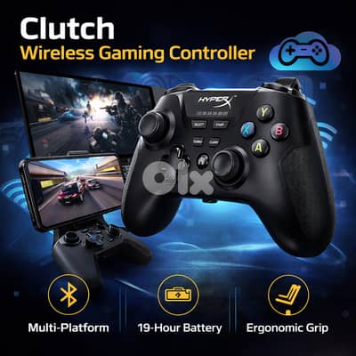 HyperX Clutch Wireless Gaming Controller – Multi-Platform Bluetooth