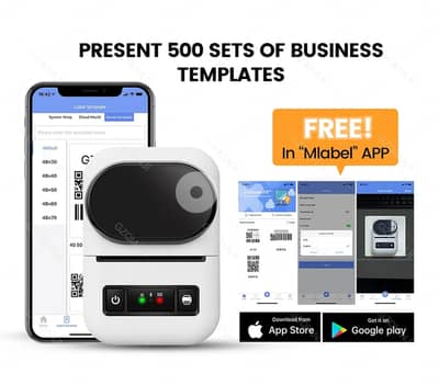 Portable PT-260 Label Thermal Printer Bluetooth ,  Mobile Phone
