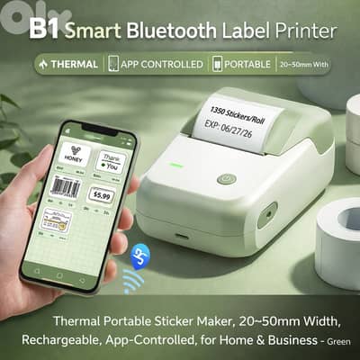 NIIMBOT B1 Smart Bluetooth Label Printer