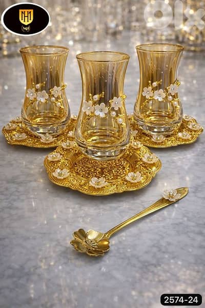 طقم كبايات شاي عجمي سميك