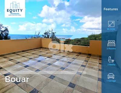 90 SQM Apartment With Terrace For Sale In Bouar شقة للبيع #HS14899