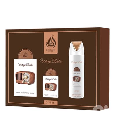 Lattafa Vintage Radio 3-Piece Gift Set – Unisex