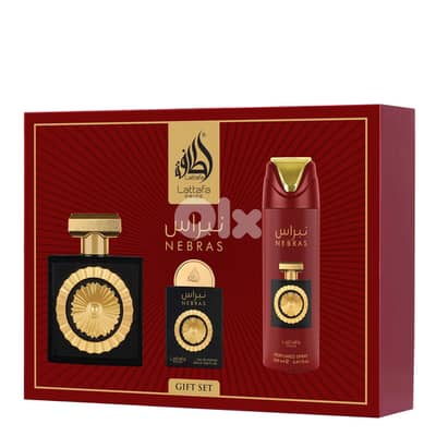 Lattafa Nebras 3-Piece Gift Set – Unisex