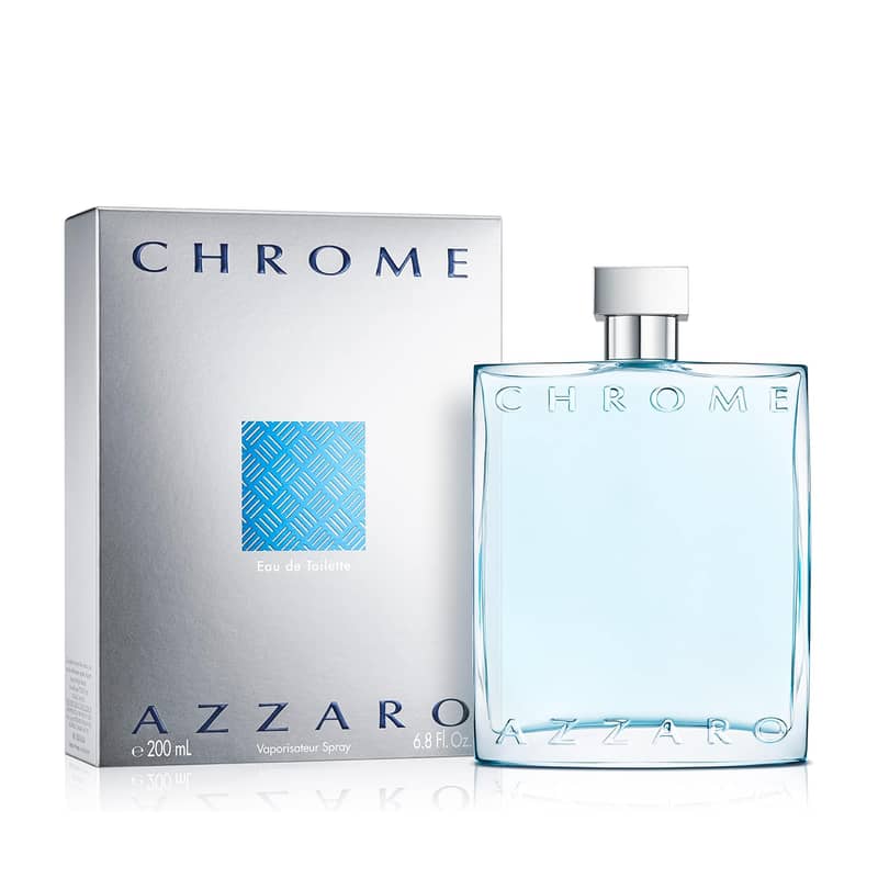 Azzaro Chrome Eau de Toilette 200 mL – For Men 1