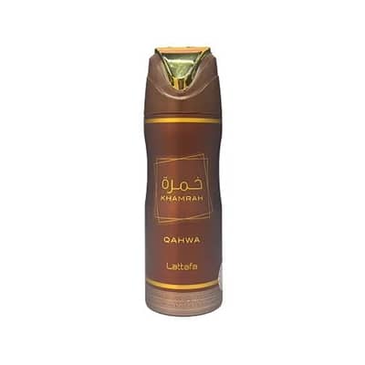 Lattafa Khamrah QAHWA Deodorant - 200 ML - Unisex