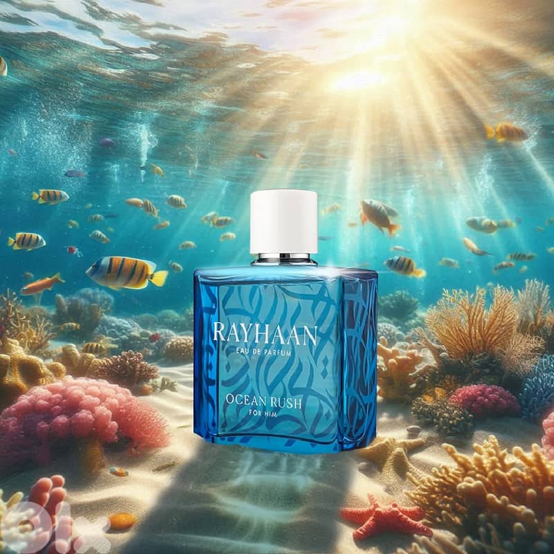 Rayhaan – Ocean Rush Eau de Parfum 100 mL – For Men 1