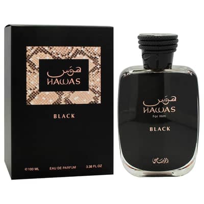 Rasasi Hawas Black Eau De Parfum 100 mL – For Men