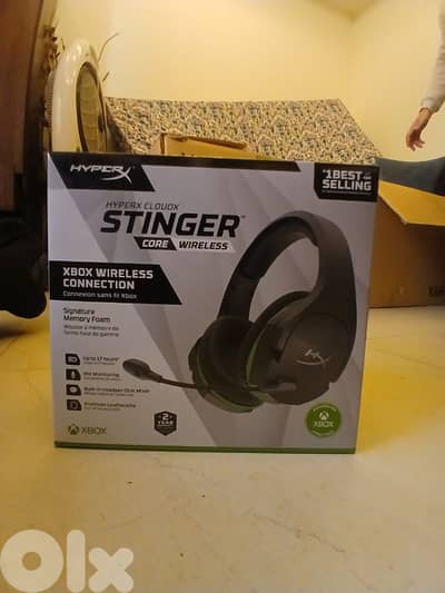 HyperX CloudX Stinger Core Wireless Gaming Headset Xbox - Black