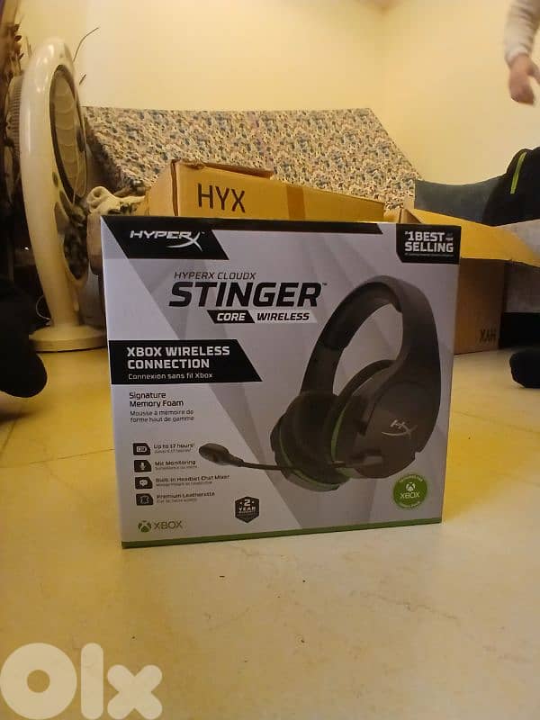 HyperX CloudX Stinger Core Wireless Gaming Headset Xbox - Black 2