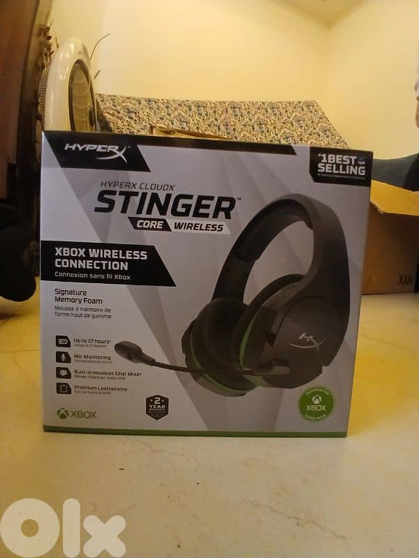 HyperX CloudX Stinger Core Wireless Gaming Headset Xbox - Black 3