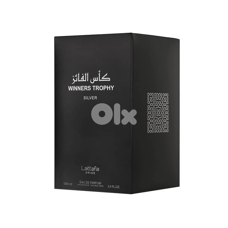 Lattafa Pride Winners Trophy Silver Eau de Parfum 100 mL – For Men 2