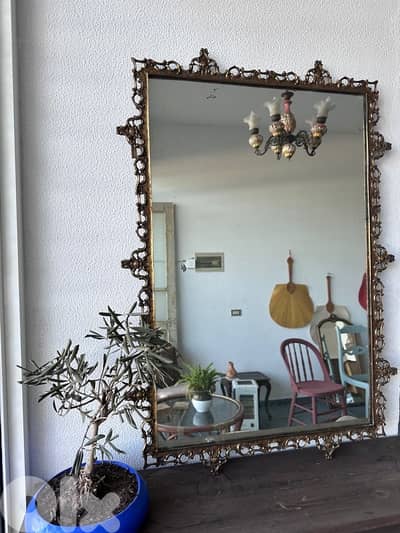 brass mirror