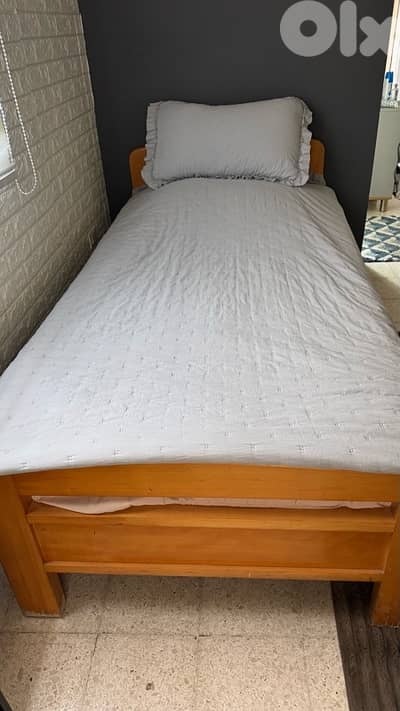 تخت مفرد + فرشة Sleep Comfort Flora