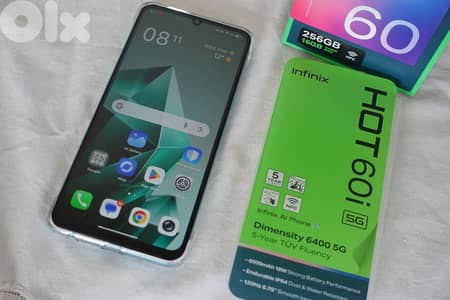 Infinix hot 60i 5G 8+8 Ram 256GB