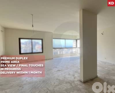 DUPLEX/Sea and Mountain View/Dik El Mehdi/ديك المهدي ! REF#KD132948