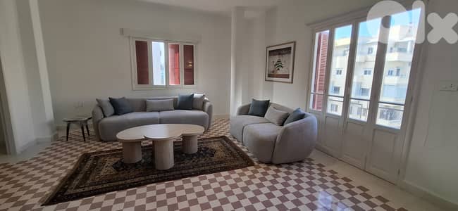 Luminous Fully furnished Achrafieh apartment for Rent