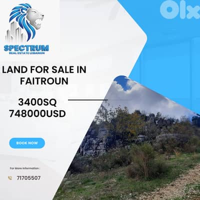 UNIQUE AND RARE LAND FOR SALE IN FAITROUN,(FA-123)