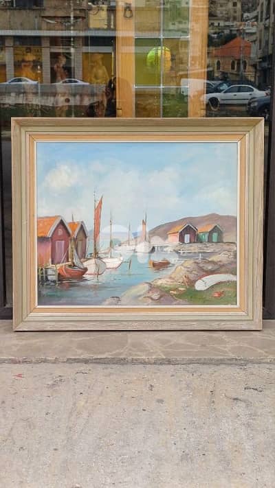 لوحة رسم زيتي اوروبية