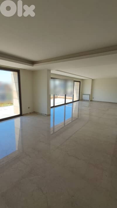 430Sq APARTMENT IN MANSOURIEH OPEN VIEW + TERRACE, (MA-484) P. V