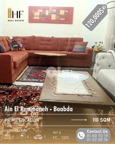 Apartment for Sale – Ain El Remmaneh - شقة للبيع – عين الرمانة