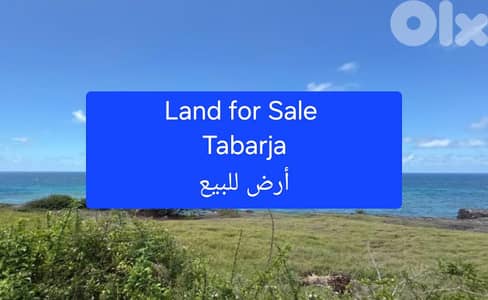أرض للبيع طبرجا Land for sale Tabarja seaside
