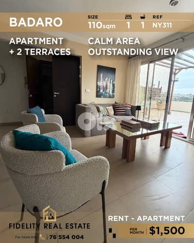 Apartment for rent in Badaro NY311 شقة للإيجار في بدارو
