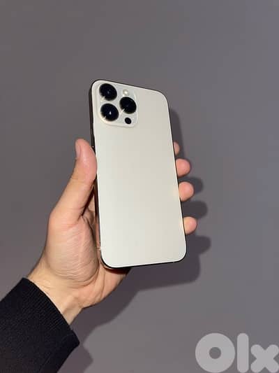 14 pro max 256 gold “USA” not refurbished بلا جمرك