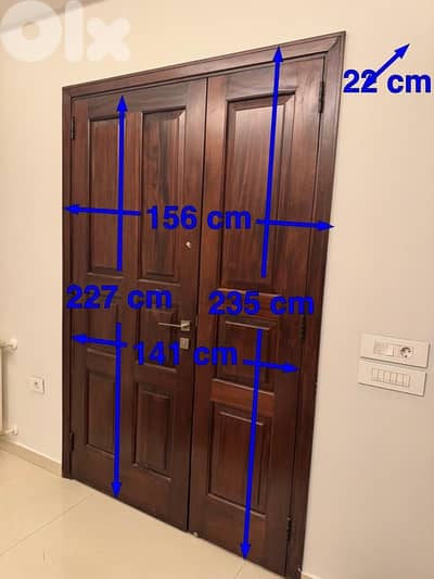 باب مدخل خشب مسيف