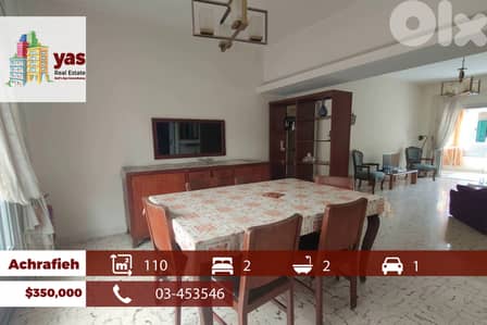 Achrafieh/Rmeil 110m2 | Classy Area | Mint Condition | AA