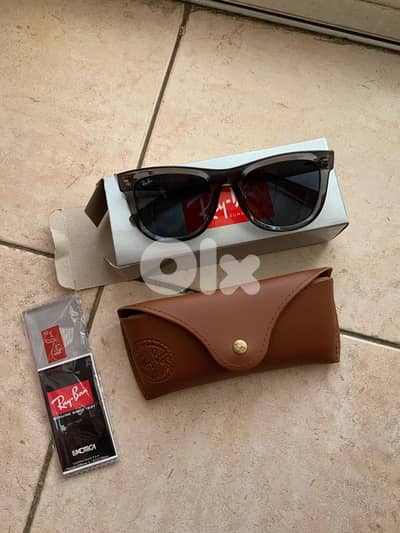 authentic rayban wayfarer reverse 53mm grey