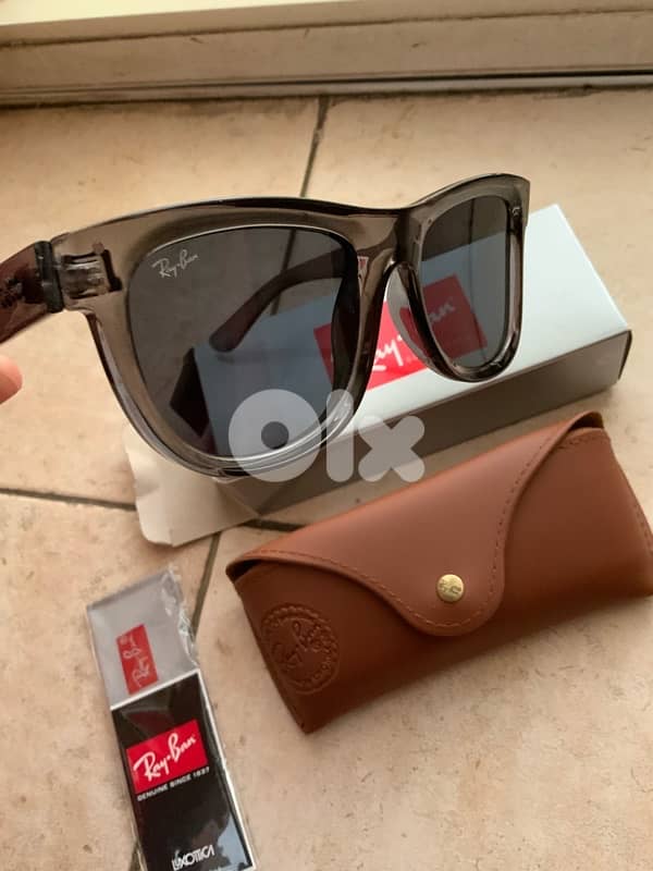 authentic rayban wayfarer reverse 53mm grey 1