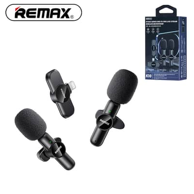 REMAX K10 2.4GHz Wireless Lavalier Microphone Lightening iPhone/iPad