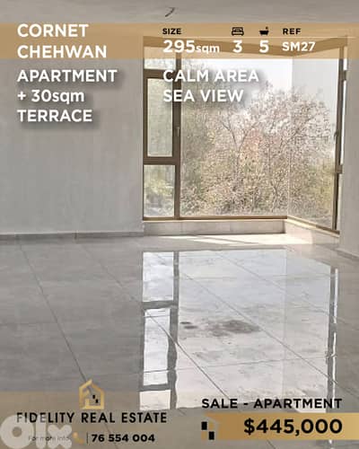 Apartment for sale in Cornet Chehwan SM27 شقة للبيع في قرنة شهوان