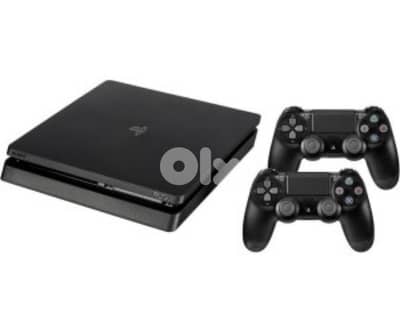 PS4 Slim Used 512GB + 2 Original Controllers + 12 CDs + 2 Account Game