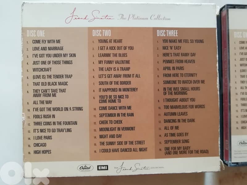 Frank Sinatra ‎3 CDs The Platinum Collection 3