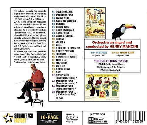 Henry Mancini ( Hatari + High Time ) 1