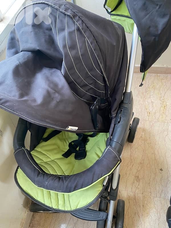 stroller w car seat 1