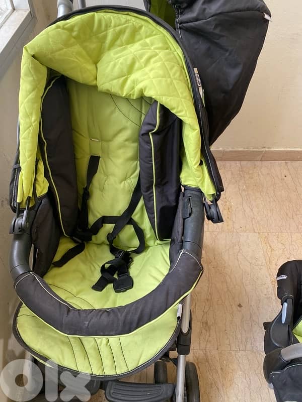 stroller w car seat 2