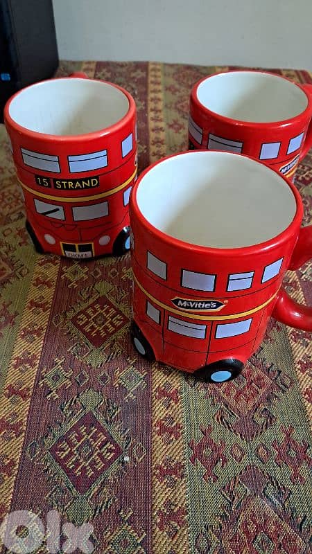London bus ceramic mugs 6