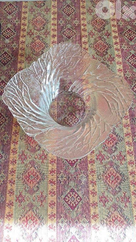 1970 Metsa forest art big glass bowls 1
