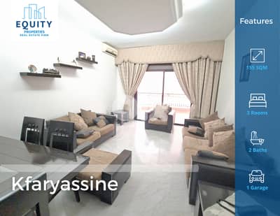 155 SQM Apartment For Sale In Kfaryassine شقة للبيع #HS15872