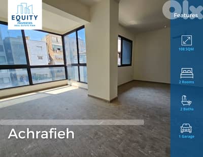 108 SQM Apartment For Rent In Achrafieh شقة للإيجار #AA16124