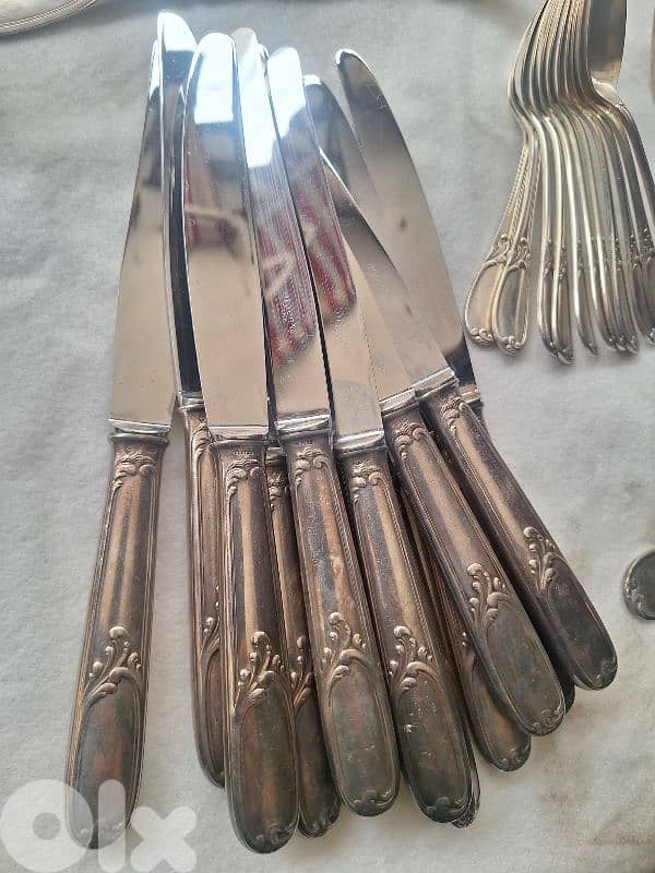 cutlery set argenta Germany 64 pieces silver plated 1